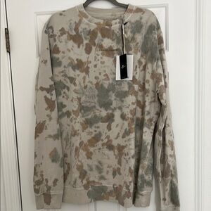 7 For All Mankind Men's Tie-Dye Sweatshirt